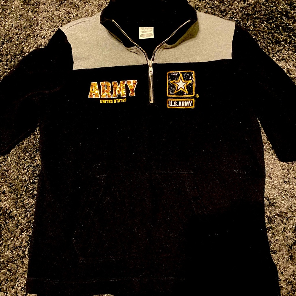 Victoria’s Secret army collection half zip hoodie!